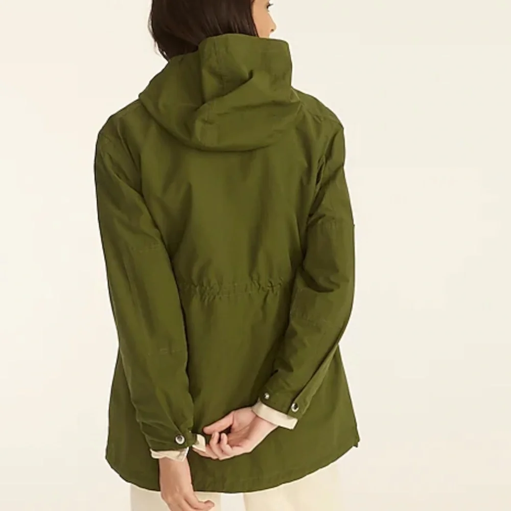 J crew relaxed perfect lightweight jacket laurel green nwot